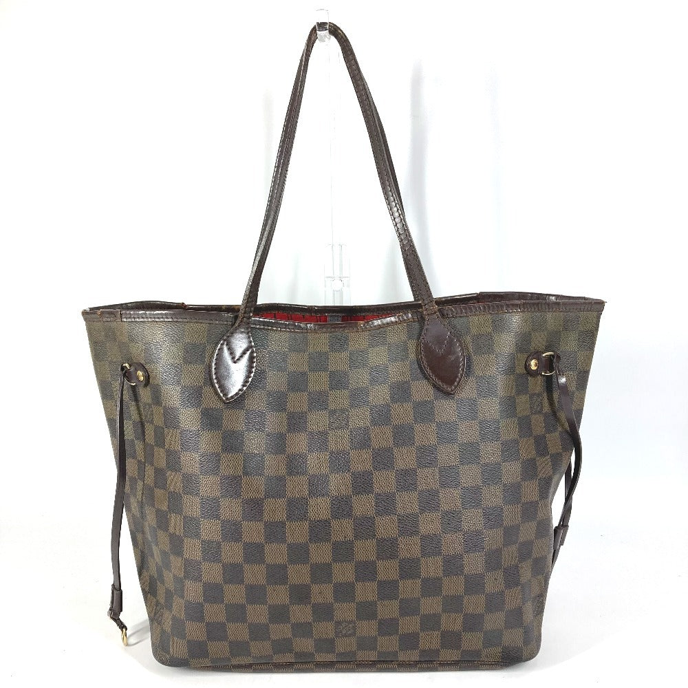 LOUIS VUITTON N41358 Damier Neverfull MM Neverfull MM Bag Shoulder Bag Handbag Tote Bag Damier Canvas Unisex Ebene Brown