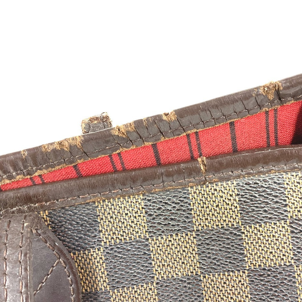 LOUIS VUITTON N41358 Damier Neverfull MM Neverfull MM Bag Shoulder Bag Handbag Tote Bag Damier Canvas Unisex Ebene Brown