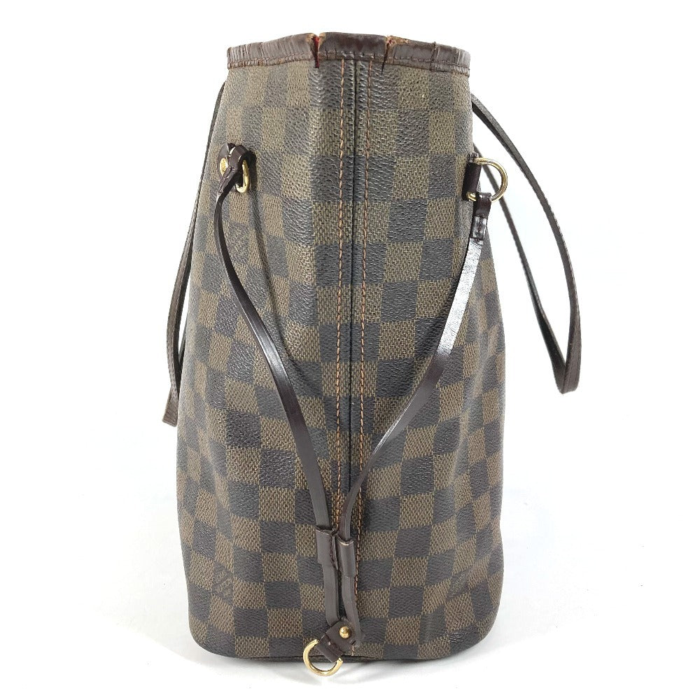 LOUIS VUITTON N41358 Damier Neverfull MM Neverfull MM Bag Shoulder Bag Handbag Tote Bag Damier Canvas Unisex Ebene Brown