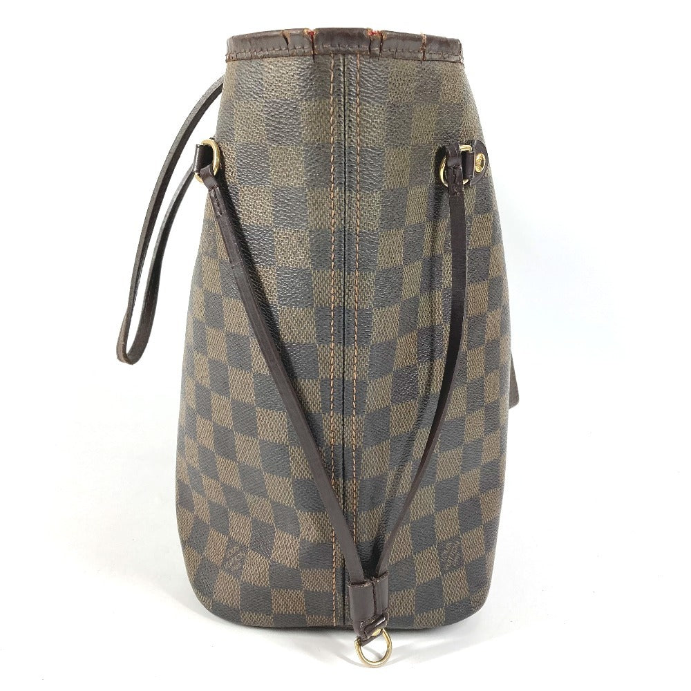 LOUIS VUITTON N41358 Damier Neverfull MM Neverfull MM Bag Shoulder Bag Handbag Tote Bag Damier Canvas Unisex Ebene Brown