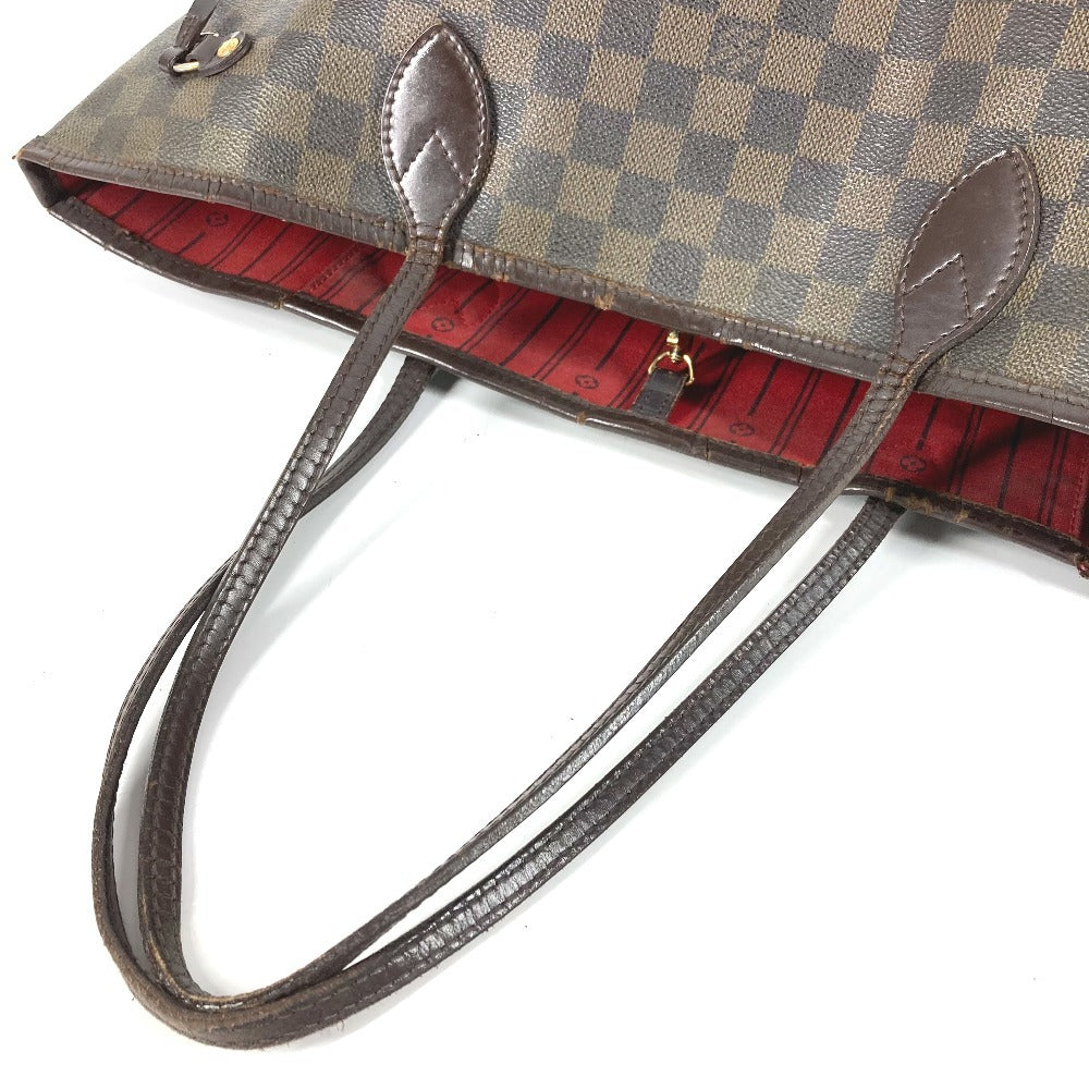 LOUIS VUITTON N41358 Damier Neverfull MM Neverfull MM Bag Shoulder Bag Handbag Tote Bag Damier Canvas Unisex Ebene Brown