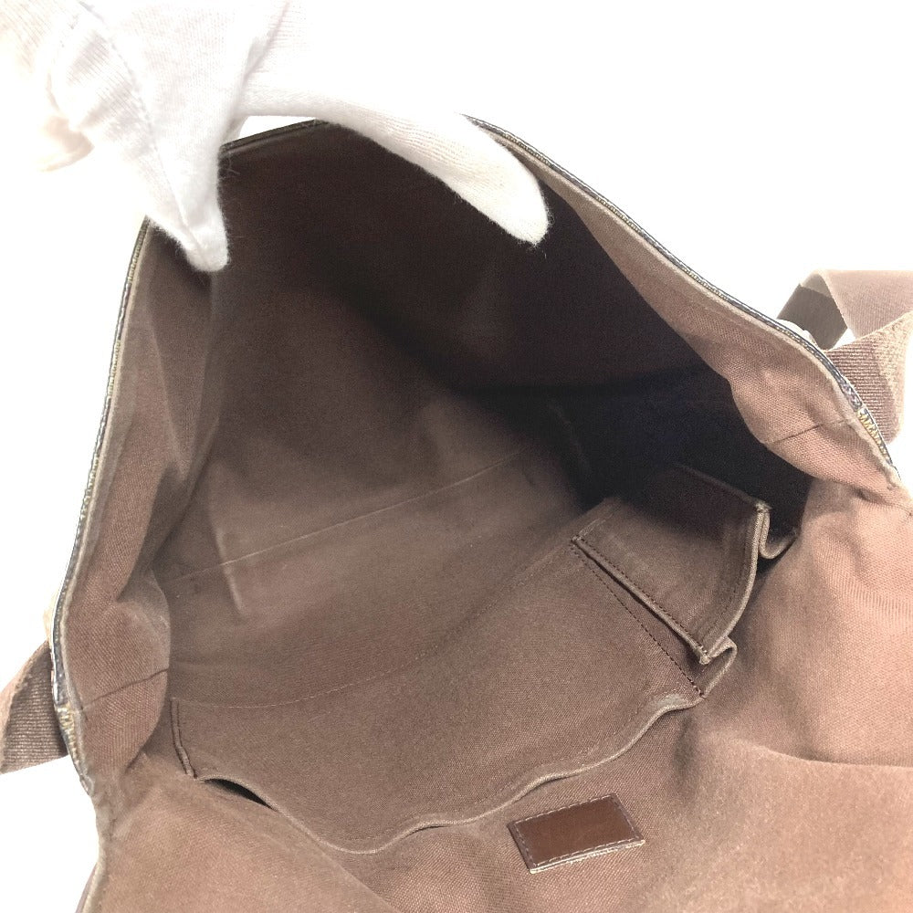 LOUIS VUITTON N51211 ダミエ ブルックリンMM ブルックリン MM 斜め掛け フラップ メッセンジャーバッグ ショルダーバッグ ダミエキャンバス ユニセックス エベヌ ブラウン