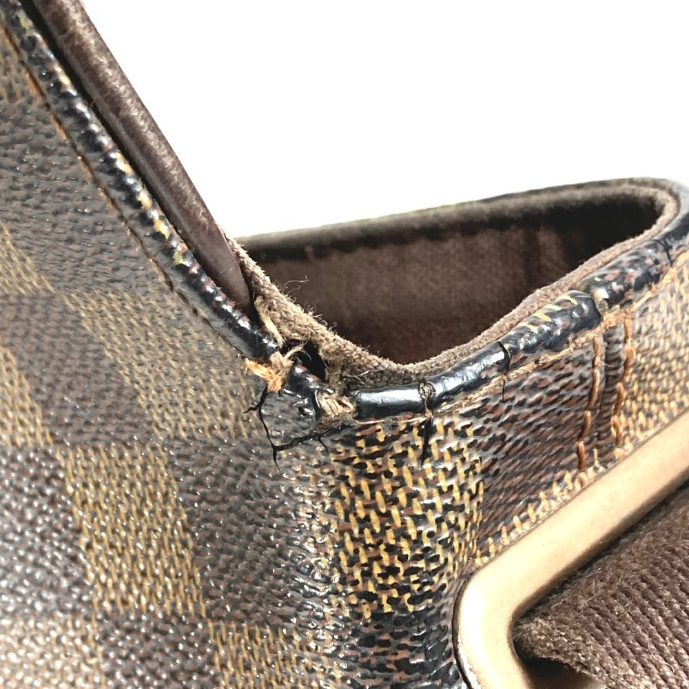 LOUIS VUITTON N51211 ダミエ ブルックリンMM ブルックリン MM 斜め掛け フラップ メッセンジャーバッグ ショルダーバッグ ダミエキャンバス ユニセックス エベヌ ブラウン