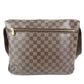 LOUIS VUITTON N51211 ダミエ ブルックリンMM ブルックリン MM 斜め掛け フラップ メッセンジャーバッグ ショルダーバッグ ダミエキャンバス ユニセックス エベヌ ブラウン