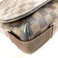 LOUIS VUITTON N51211 ダミエ ブルックリンMM ブルックリン MM 斜め掛け フラップ メッセンジャーバッグ ショルダーバッグ ダミエキャンバス ユニセックス エベヌ ブラウン