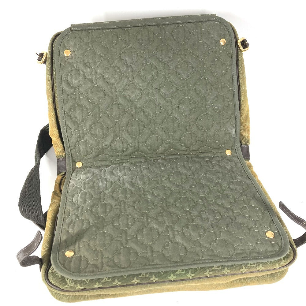 LOUIS VUITTON M42351 モノグラムミニ サックママン おむつ替えシート付 マザーズバッグ 斜め掛け 2WAYバッグ ハンドバッグ ショルダーバッグ モノグラムミニキャンバス レディース TSTカーキ カーキ
