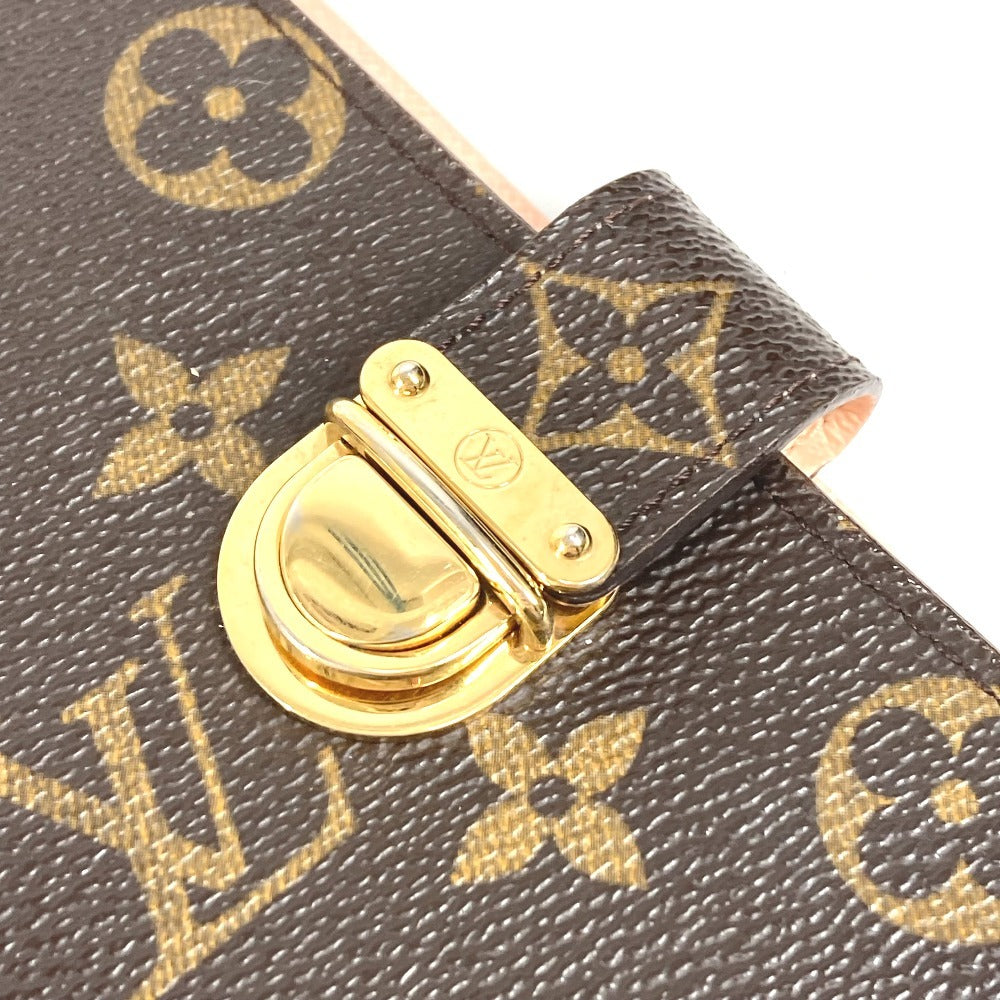 LOUIS VUITTON R21013 モノグラム アジェンダPM アジェンダ PM アジェンダコアラ システム手帳 ステーショナリー 手帳カバー モノグラムキャンバス ユニセックス ピンク