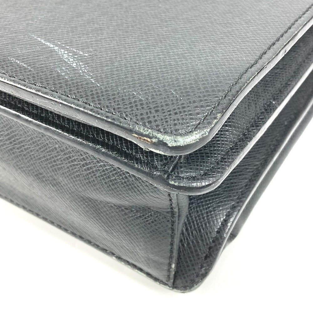 LOUIS VUITTON M30032 タイガ セルヴィエット モスコバ ブリーフケース ハンドバッグ 書類バッグ ビジネスバッグ タイガレザー メンズ アルドワーズ ブラック