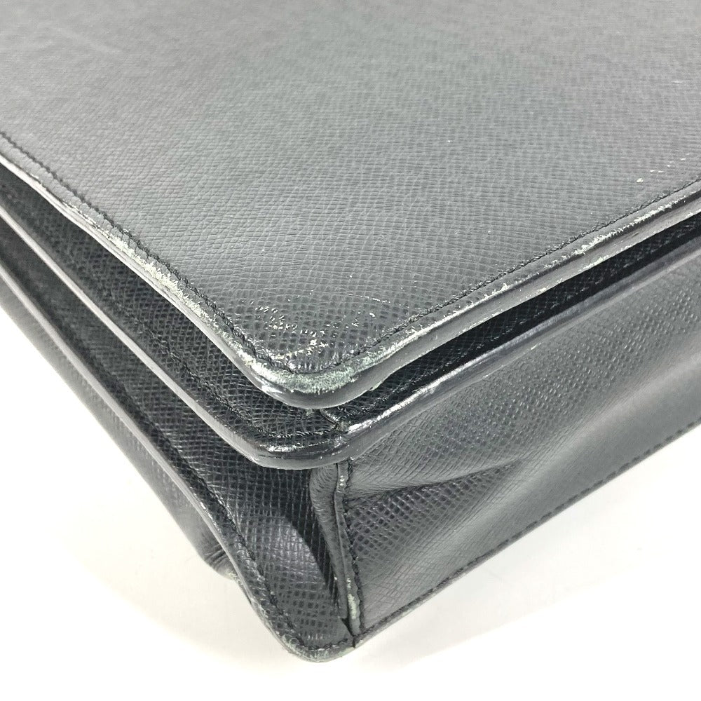 LOUIS VUITTON M30032 タイガ セルヴィエット モスコバ ブリーフケース ハンドバッグ 書類バッグ ビジネスバッグ タイガレザー メンズ アルドワーズ ブラック