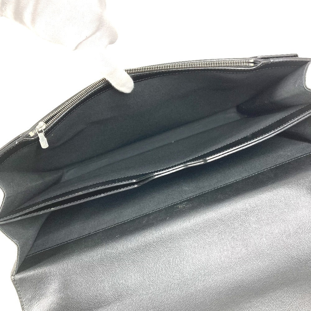 LOUIS VUITTON M30032 タイガ セルヴィエット モスコバ ブリーフケース ハンドバッグ 書類バッグ ビジネスバッグ タイガレザー メンズ アルドワーズ ブラック