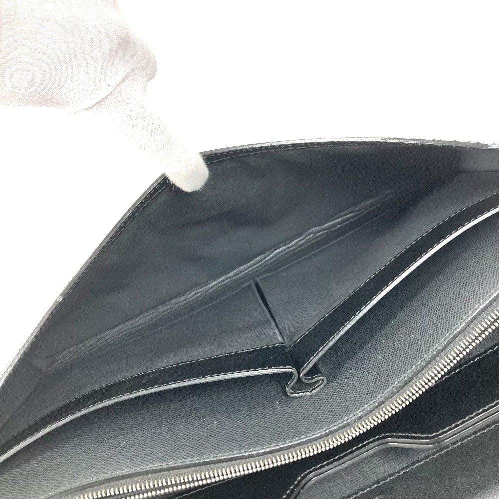 LOUIS VUITTON M30032 タイガ セルヴィエット モスコバ ブリーフケース ハンドバッグ 書類バッグ ビジネスバッグ タイガレザー メンズ アルドワーズ ブラック