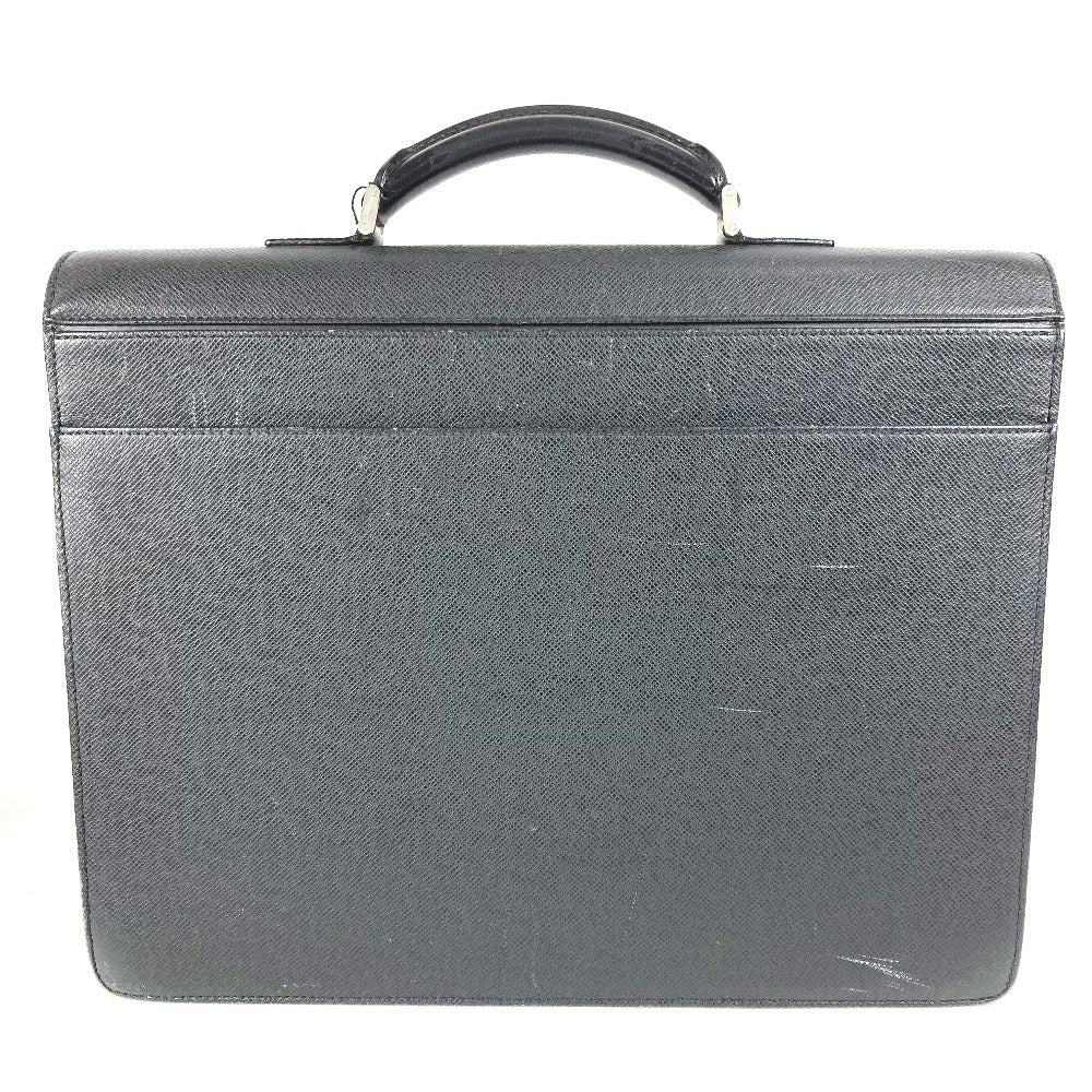 LOUIS VUITTON M30032 タイガ セルヴィエット モスコバ ブリーフケース ハンドバッグ 書類バッグ ビジネスバッグ タイガレザー メンズ アルドワーズ ブラック