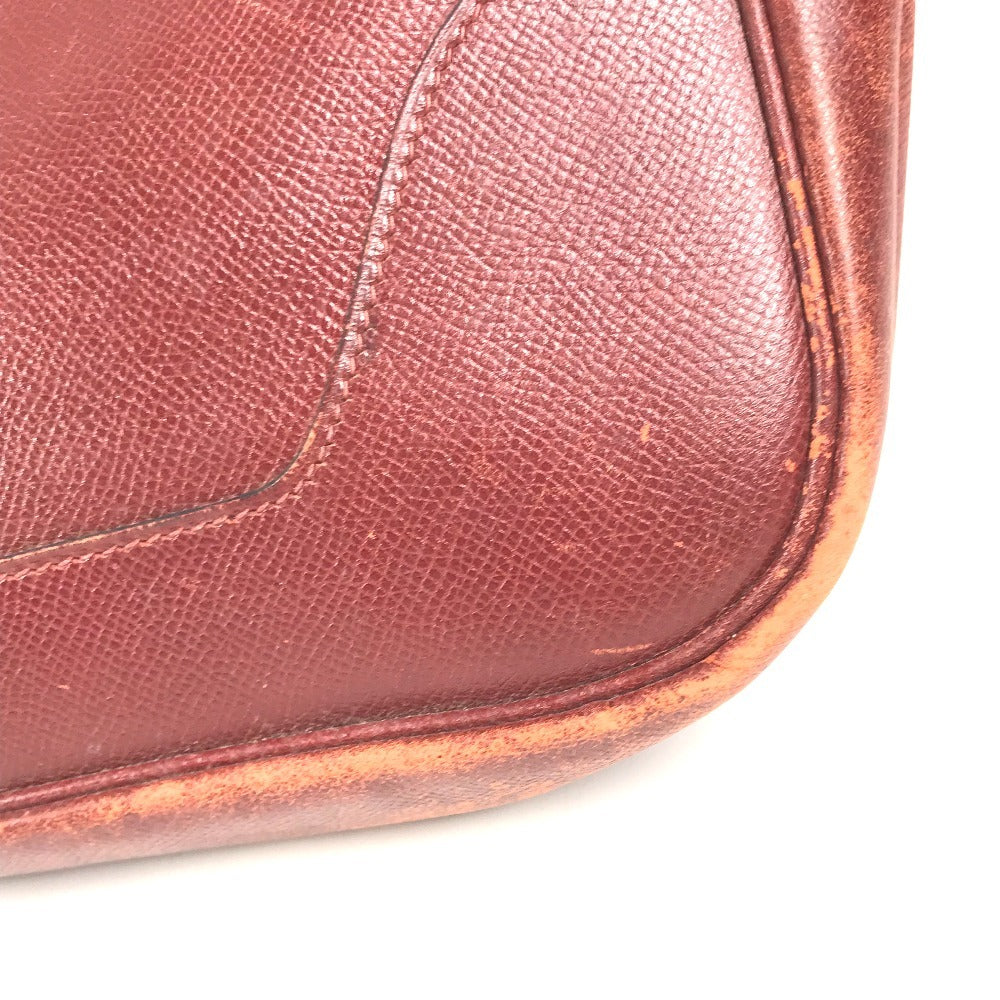 HERMES ヴィンテージ トリム31 トリム 31 カバン 肩掛け トートバッグ ショルダーバッグ レザー ユニセックス ブラウン系