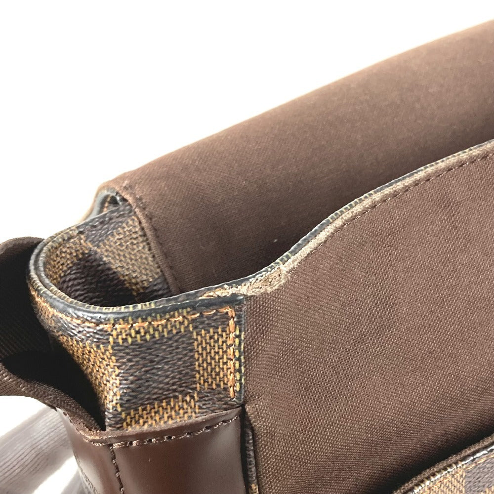 LOUIS VUITTON N45258 ダミエ バスティーユ　 カバン フラップ 斜め掛け メッセンジャーバッグ ショルダーバッグ ダミエキャンバス ユニセックス エベヌ ブラウン