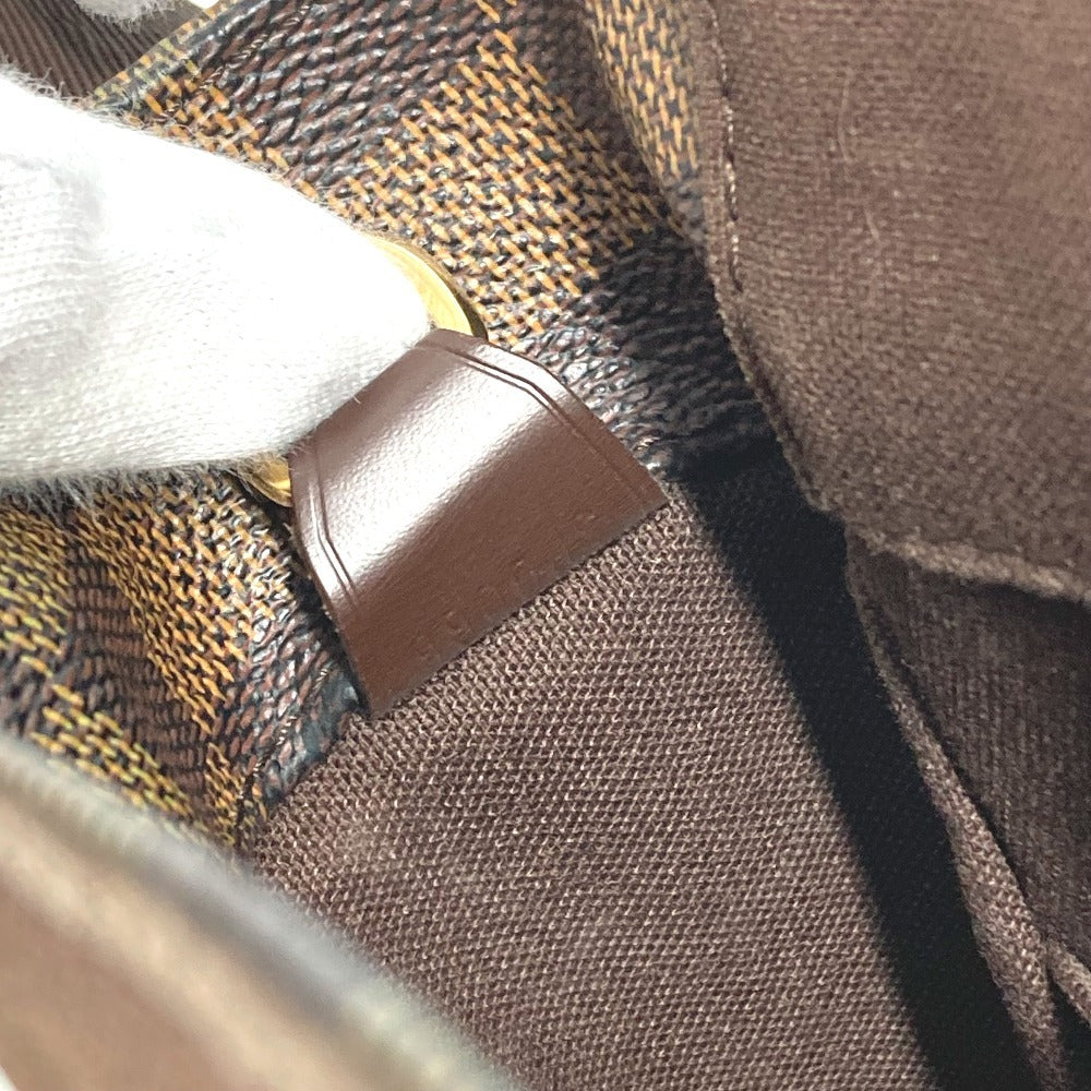 LOUIS VUITTON N45258 ダミエ バスティーユ　 カバン フラップ 斜め掛け メッセンジャーバッグ ショルダーバッグ ダミエキャンバス ユニセックス エベヌ ブラウン