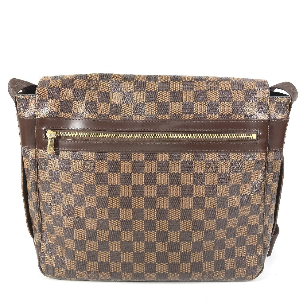 LOUIS VUITTON N45258 ダミエ バスティーユ　 カバン フラップ 斜め掛け メッセンジャーバッグ ショルダーバッグ ダミエキャンバス ユニセックス エベヌ ブラウン