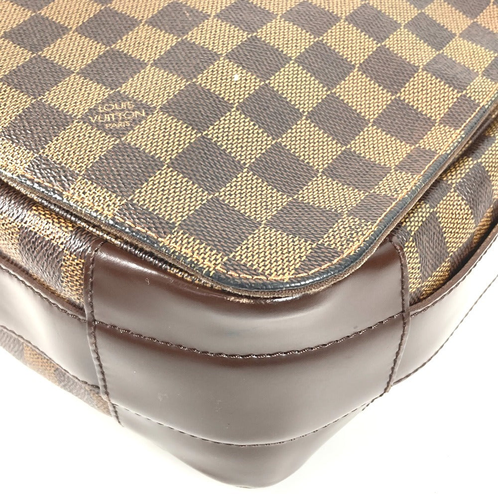 LOUIS VUITTON N45258 ダミエ バスティーユ　 カバン フラップ 斜め掛け メッセンジャーバッグ ショルダーバッグ ダミエキャンバス ユニセックス エベヌ ブラウン
