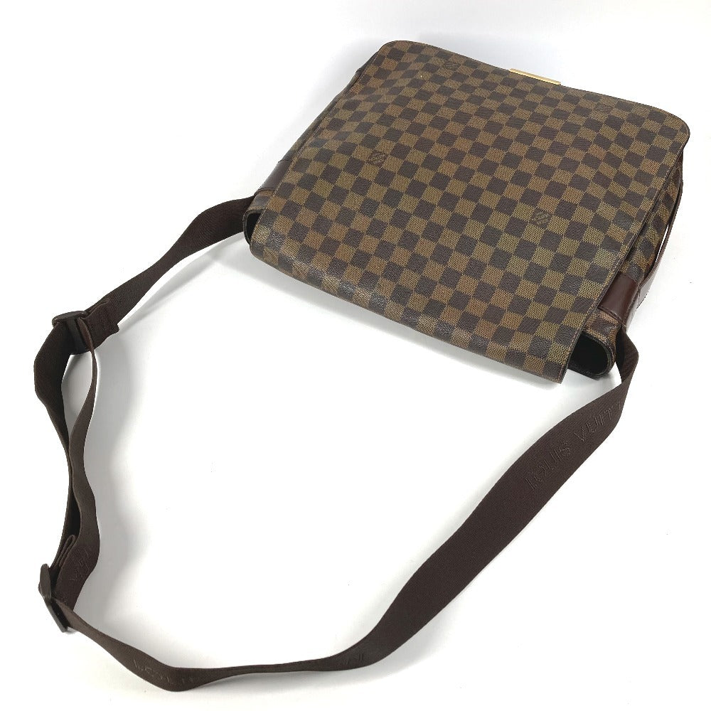 LOUIS VUITTON N45258 ダミエ バスティーユ　 カバン フラップ 斜め掛け メッセンジャーバッグ ショルダーバッグ ダミエキャンバス ユニセックス エベヌ ブラウン