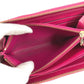 LOUIS VUITTON M90019 Ikat Flower Zippy Wallet Long Wallet Round Zipper Patent Leather Women's Pink
