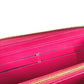 LOUIS VUITTON M90019 Ikat Flower Zippy Wallet Long Wallet Round Zipper Patent Leather Women's Pink