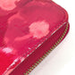 LOUIS VUITTON M90019 Ikat Flower Zippy Wallet Long Wallet Round Zipper Patent Leather Women's Pink