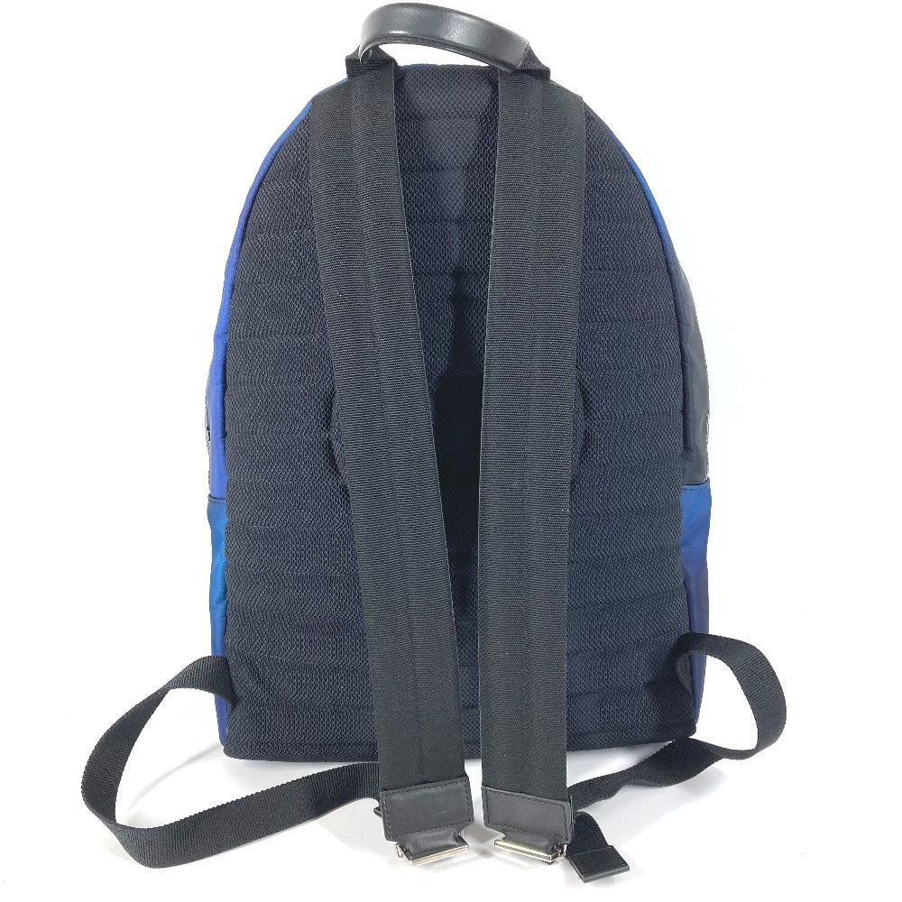Dior Logo Gradient Bag Backpack Rucksack Nylon Unisex Blue