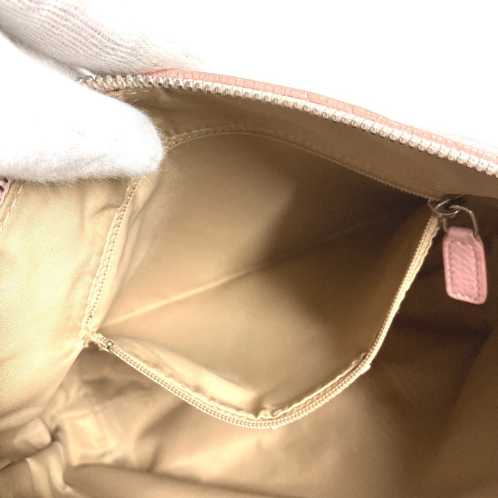 Dior Plate Logo Trotter Logo Diorissimo Bag Crossbody Shoulder Bag Leather/Canvas Unisex Beige
