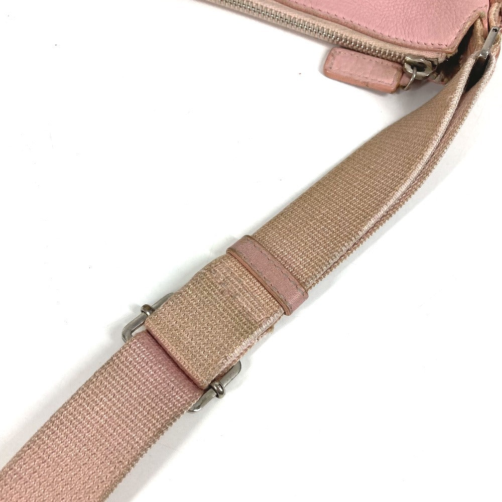 Dior Plate Logo Trotter Logo Diorissimo Bag Crossbody Shoulder Bag Leather/Canvas Unisex Beige