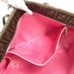 FENDI 8BH185　 桜 サクラ チェリーブロッサム ズッカ ロゴ カバン 肩掛け トートバッグ ショルダーバッグ PVC/レザー ユニセックス ブラウン