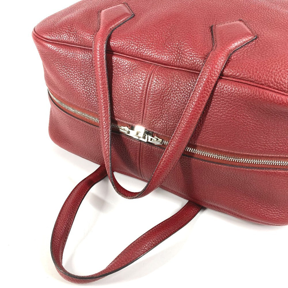 HERMES ヴィクトリア43 ヴィクトリア 43 旅行バッグ カバン トラベルバッグ　バッグ ボストンバッグ トリヨンクレマンス ユニセックス レッド