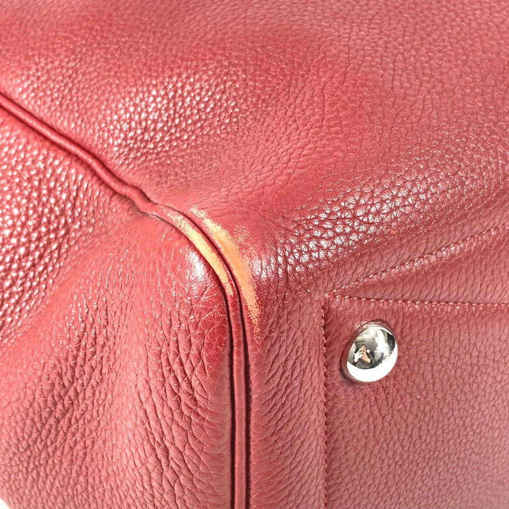 HERMES ヴィクトリア43 ヴィクトリア 43 旅行バッグ カバン トラベルバッグ　バッグ ボストンバッグ トリヨンクレマンス ユニセックス レッド