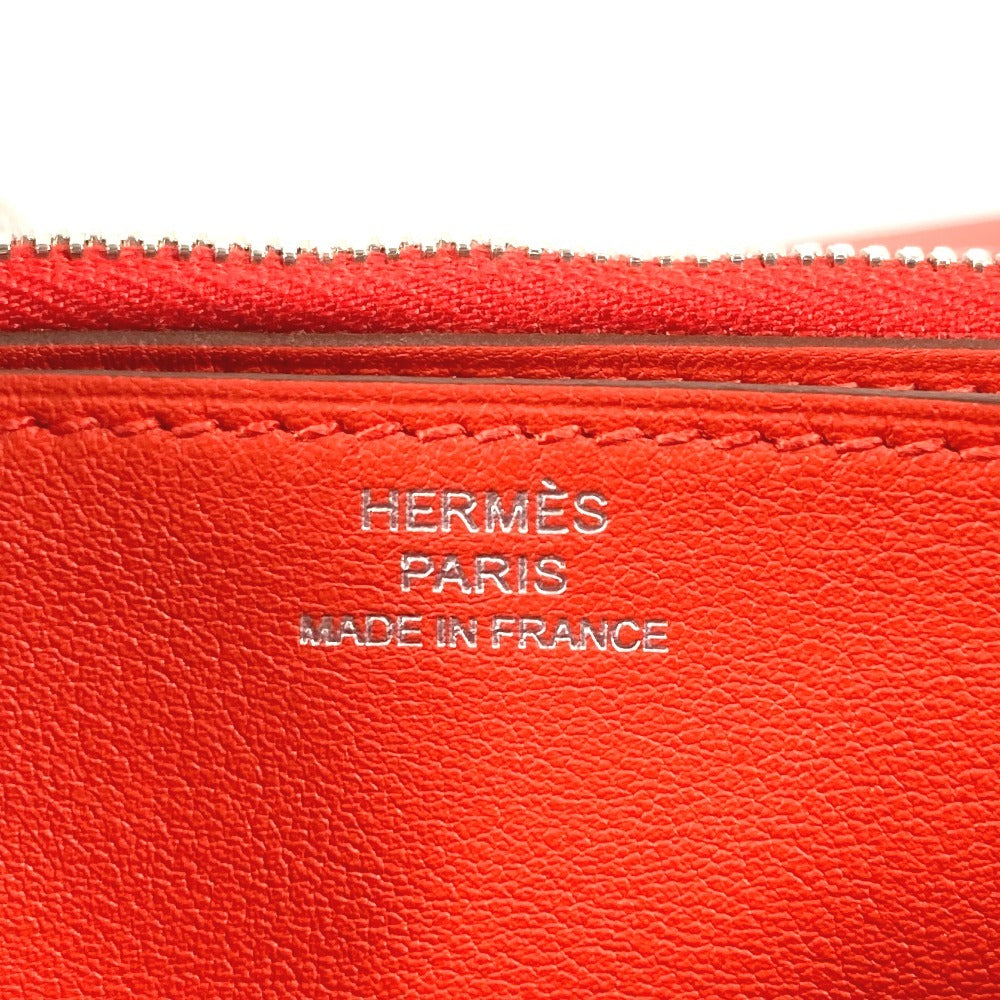 HERMES ショルダーウォレット 財布 ミニコンヴォワ イユール カバン フラップ ショルダーバッグ ポシェット ショルダーバッグ スイフト ユニセックス レッド系