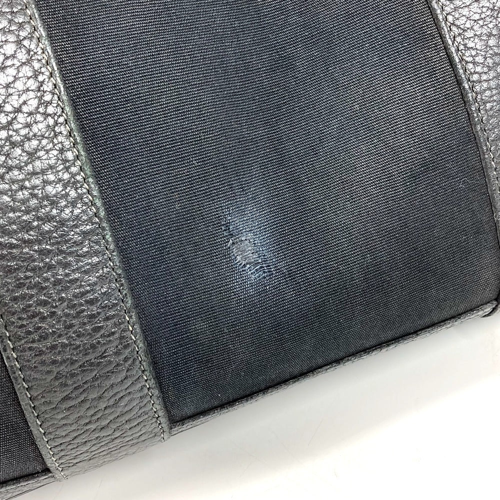 HERMES ガーデンパーティPM ガーデン パーティ PM カバン バッグ ハンドバッグ トートバッグ キャンバス/レザー ユニセックス ブラック