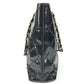 CHANEL Chain Bag CC Logo Quilted Coco Mark Perforated Tote Bag Shoulder Bag Double Chain Shoulder Bag Patent Leather Unisex Black