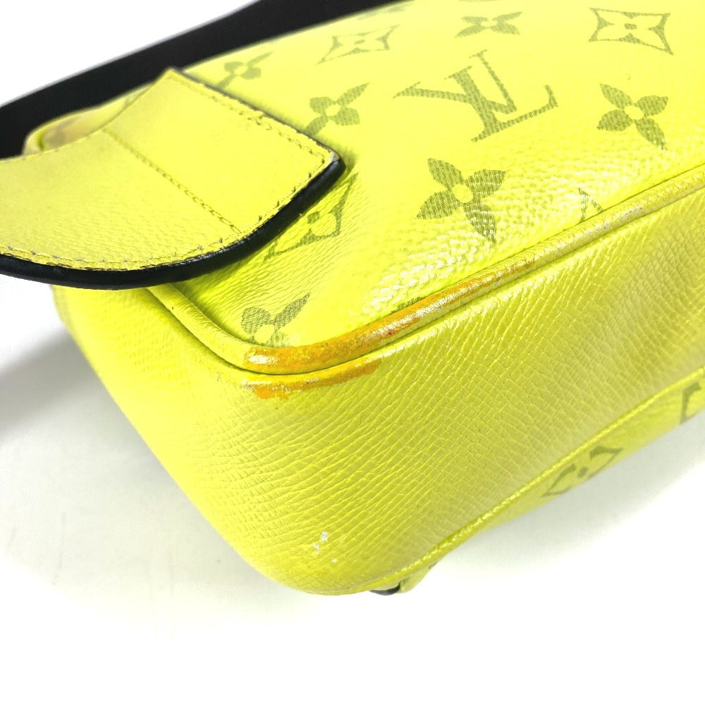 LOUIS VUITTON M30239 タイガラマ アウトドアメッセンジャーPM アウトドアメッセンジャー PM カバン クロス ショルダーバッグ ボディバッグ タイガレザー ユニセックス イエロー