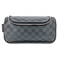 LOUIS VUITTON N47625 Damier Graphite Toiletry Pouch Makeup Pouch Cosmetic Pouch Clutch Bag Pouch Damier Graphite Canvas Unisex Black