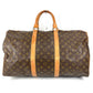 LOUIS VUITTON M41426 Monogram Keepall 50 Keepall 50 (Debeso, old model) Travel Bag Handbag Travel Bag Boston Bag Monogram Canvas Unisex Brown