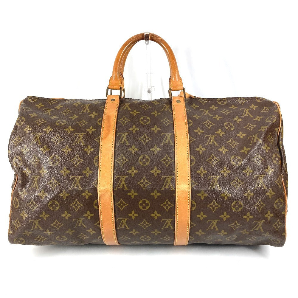LOUIS VUITTON M41426 Monogram Keepall 50 Keepall 50 (Debeso, old model) Travel Bag Handbag Travel Bag Boston Bag Monogram Canvas Unisex Brown