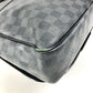 LOUIS VUITTON N58029 Damier Graphite Daniel MM Daniel MM Bag Messenger Bag Flap Shoulder Bag Damier Graphite Canvas Unisex Black