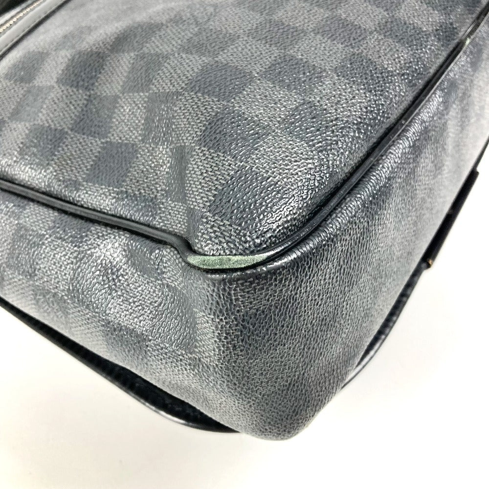 LOUIS VUITTON N58029 Damier Graphite Daniel MM Daniel MM Bag Messenger Bag Flap Shoulder Bag Damier Graphite Canvas Unisex Black