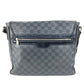 LOUIS VUITTON N58029 Damier Graphite Daniel MM Daniel MM Bag Messenger Bag Flap Shoulder Bag Damier Graphite Canvas Unisex Black