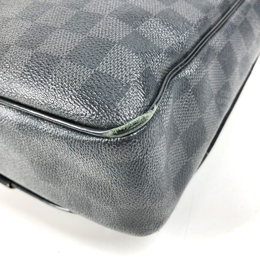 LOUIS VUITTON N58029 Damier Graphite Daniel MM Daniel MM Bag Messenger Bag Flap Shoulder Bag Damier Graphite Canvas Unisex Black