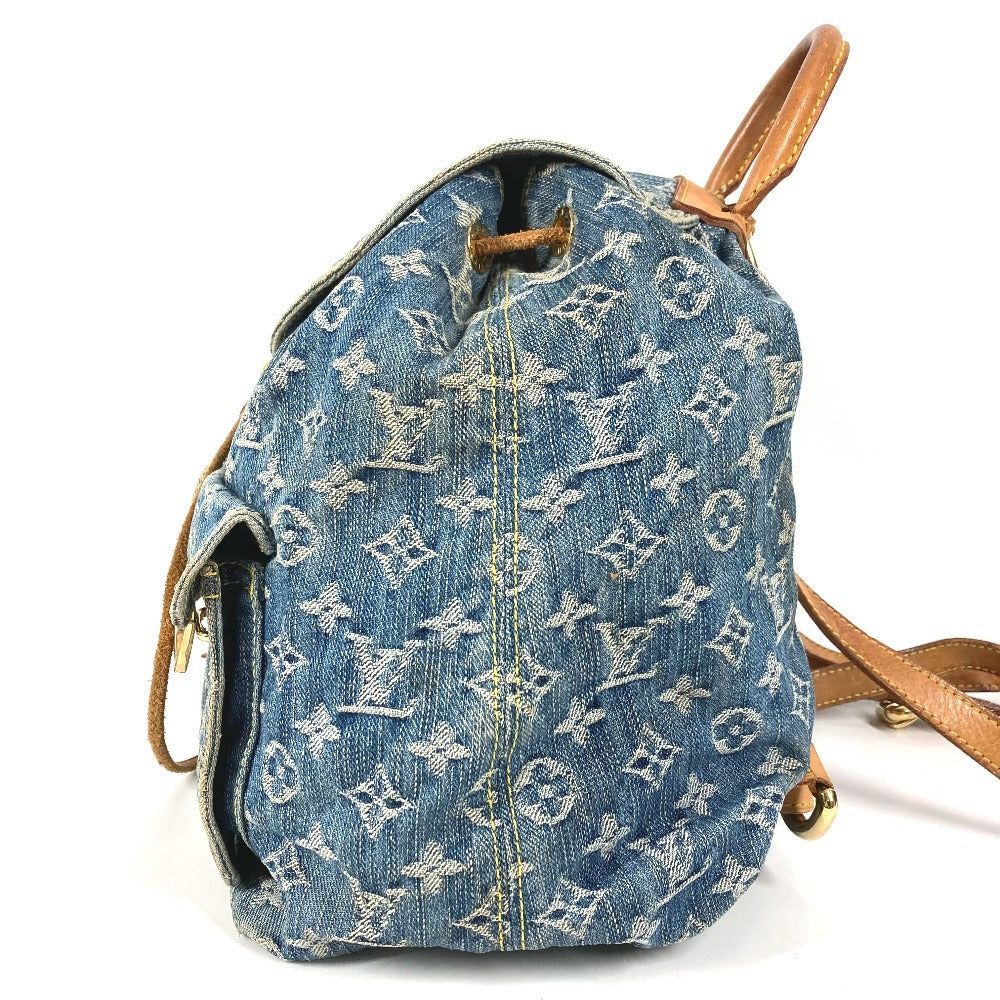 LOUIS VUITTON M95056 Monogram Denim Sac à Dos GM Sac à Dos GM Backpack Bag Rucksack Monogram Denim Canvas Unisex Blue