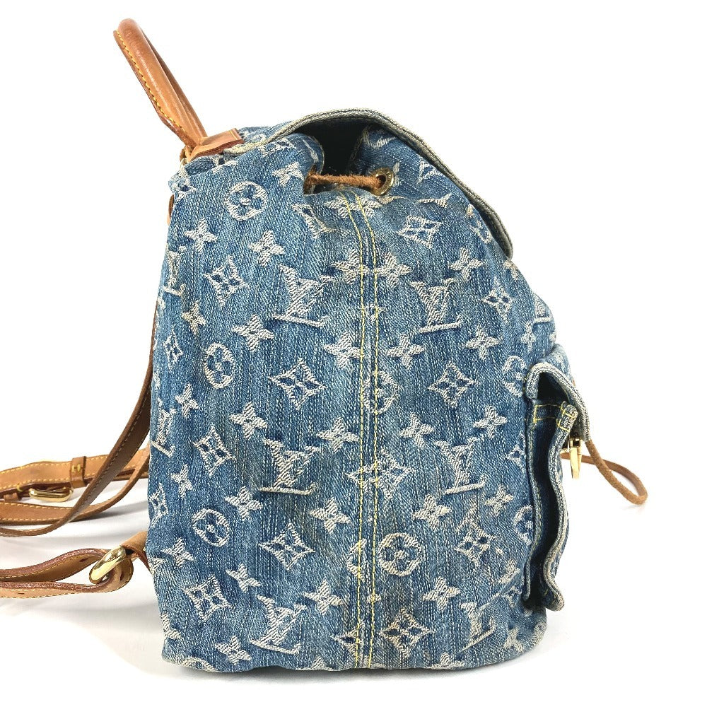 LOUIS VUITTON M95056 Monogram Denim Sac à Dos GM Sac à Dos GM Backpack Bag Rucksack Monogram Denim Canvas Unisex Blue