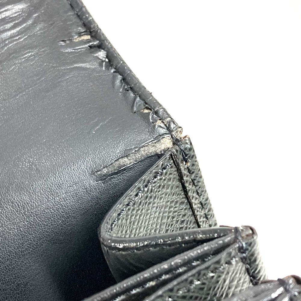 LOUIS VUITTON M30802 Taiga Serviete Kazan Serviete Kazan Handbag Bag Document Bag Briefcase Business Bag Taiga Leather Unisex Ardoise Black