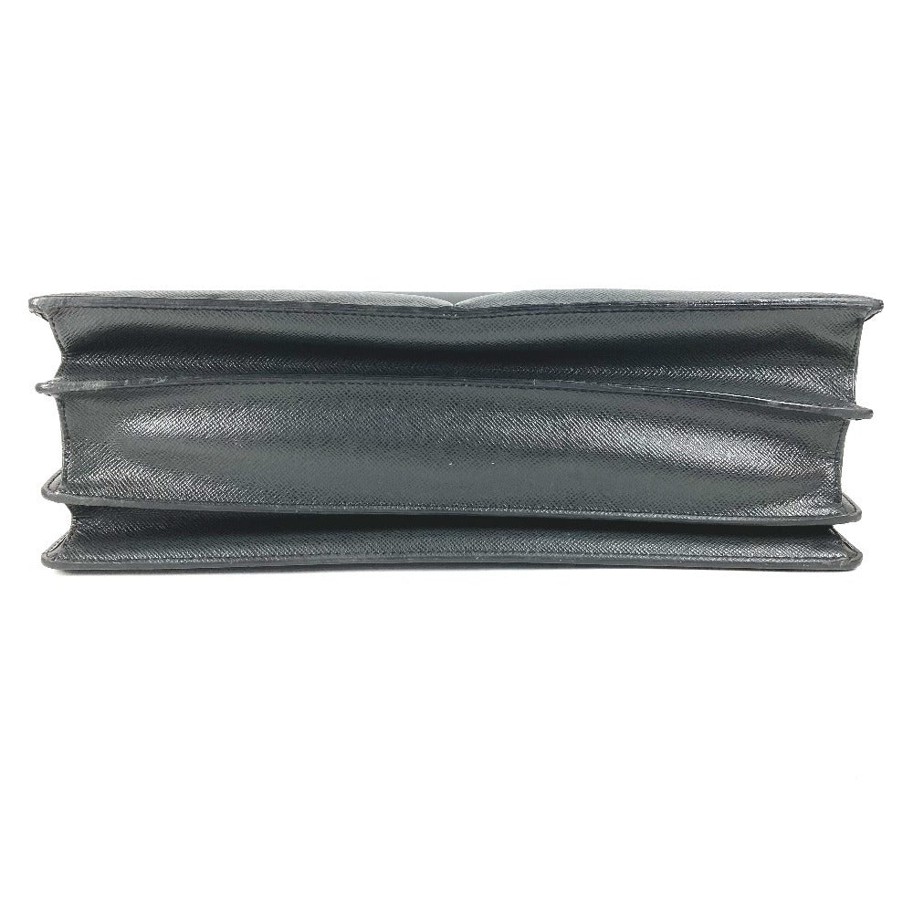 LOUIS VUITTON M30802 Taiga Serviete Kazan Serviete Kazan Handbag Bag Document Bag Briefcase Business Bag Taiga Leather Unisex Ardoise Black
