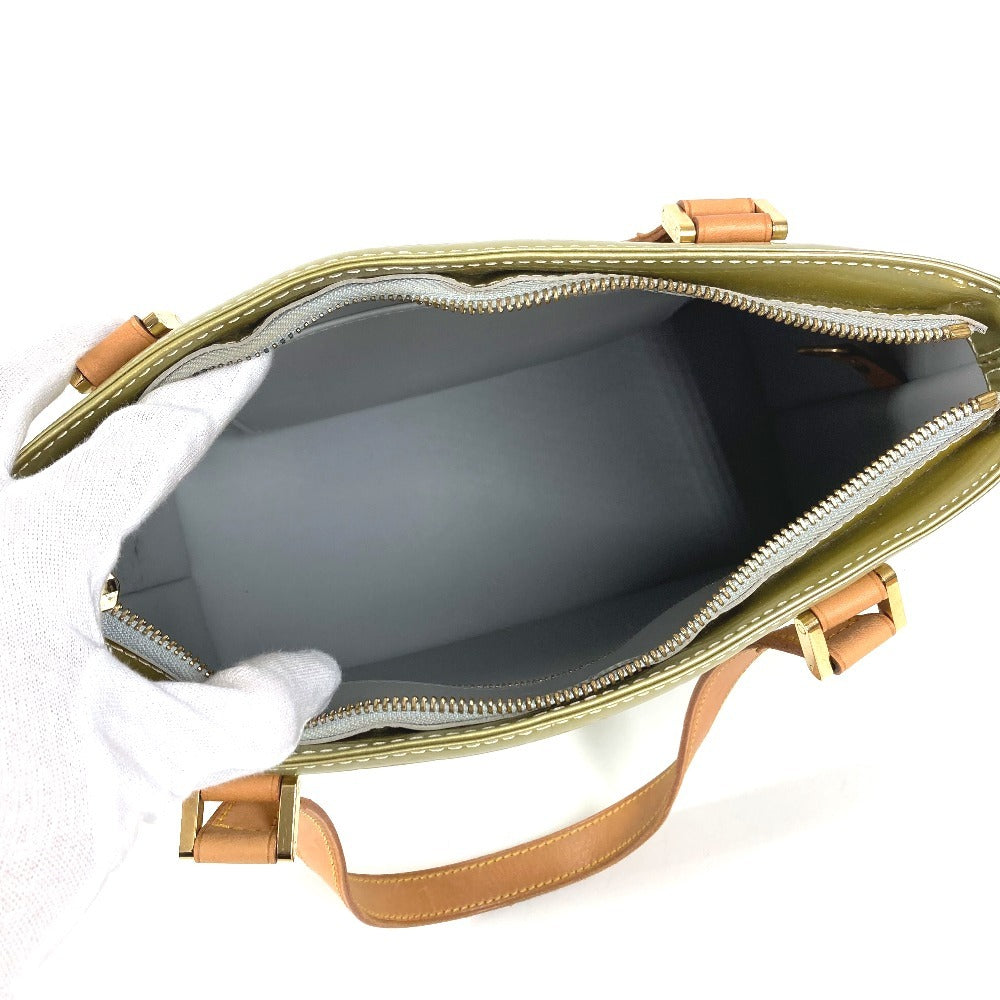 LOUIS VUITTON M91053 モノグラムヴェルニ ヒューストン カバン 肩掛け トートバック ショルダーバッグ モノグラムヴェルニキャンバス レディース グリ グレー系