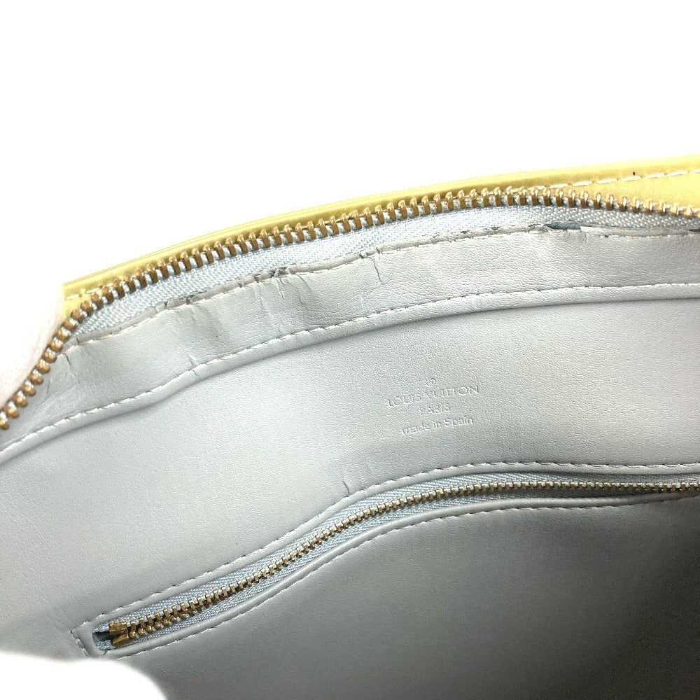 LOUIS VUITTON M91053 モノグラムヴェルニ ヒューストン カバン 肩掛け トートバック ショルダーバッグ モノグラムヴェルニキャンバス レディース グリ グレー系