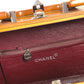 CHANEL Vintage CC Coco Mark Logo Vanity Bag Box Box Bag Handbag Wood Ladies Brown