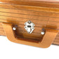 CHANEL Vintage CC Coco Mark Logo Vanity Bag Box Box Bag Handbag Wood Ladies Brown